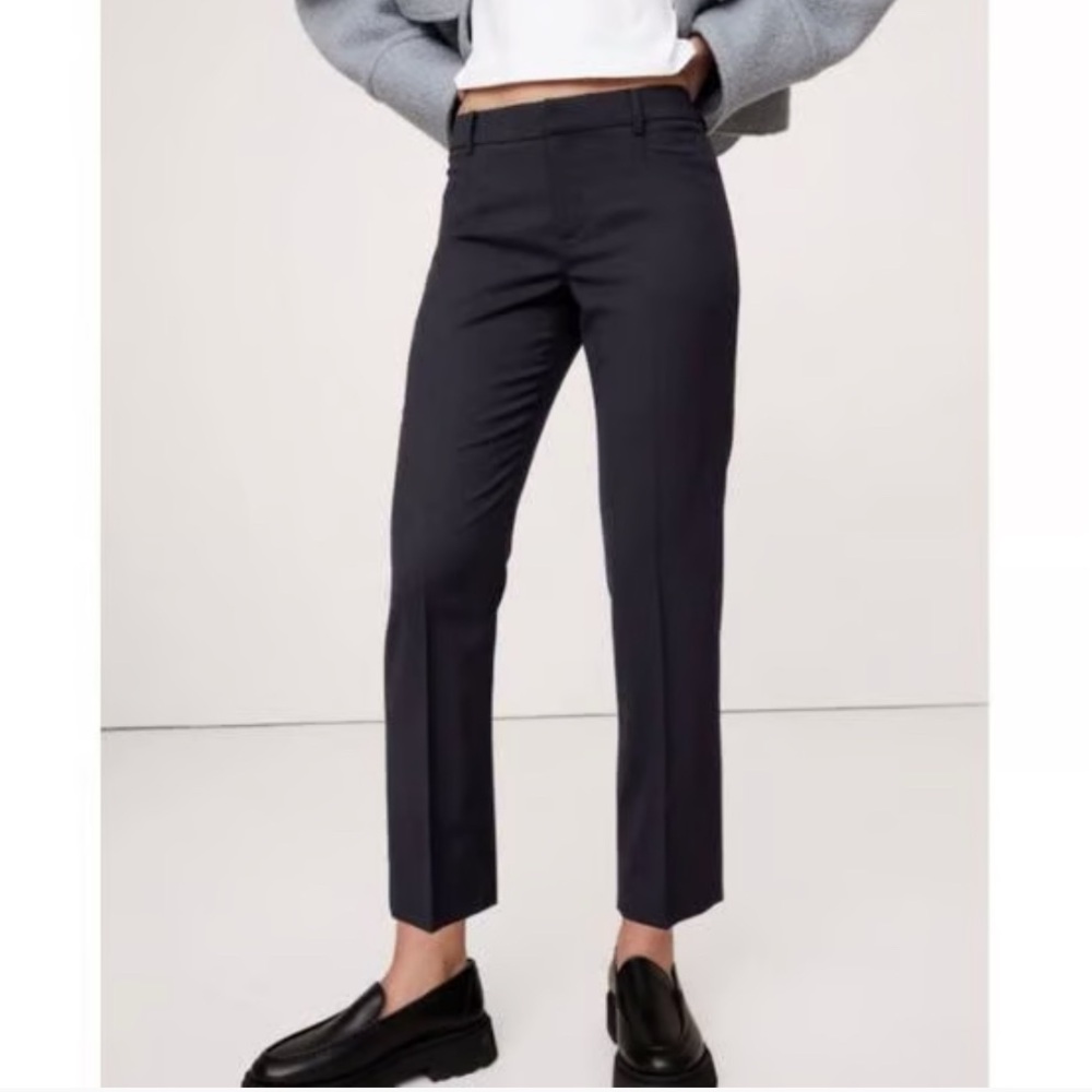 Banana Republic Siena Slim Italian Wool Ankle Pant size 6